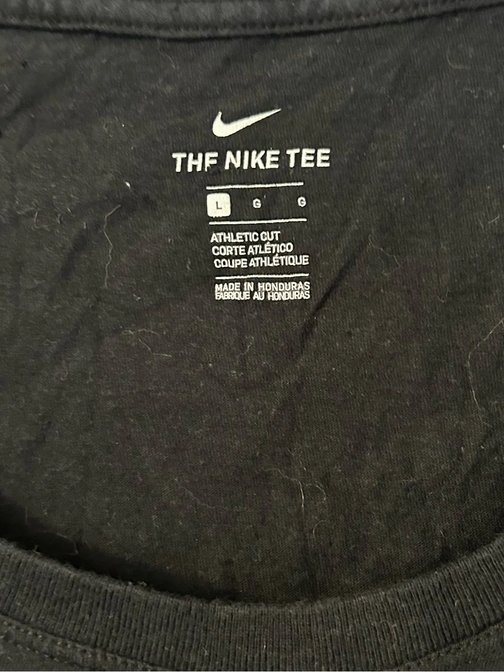 Black Short Sleeve Nike Tee